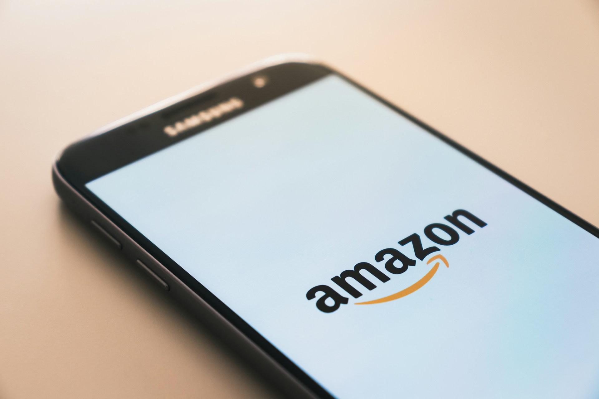 Amazon App on a Smartphone
